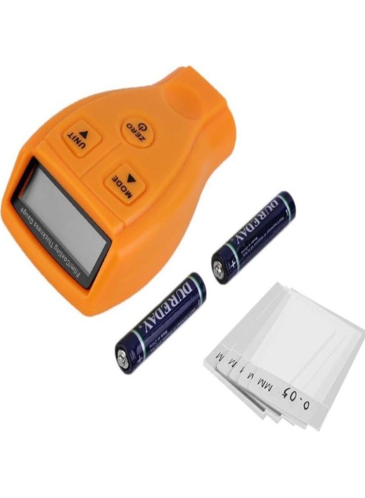 GM200A Orange Digital Paint Thickness Gauge - Portable Coating Thickness Tester for Cars - Image 3